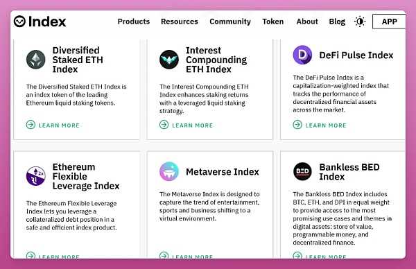 加密衍生品创新继续 盘点 4 个值得关注的链上指数协议-iNFTnews