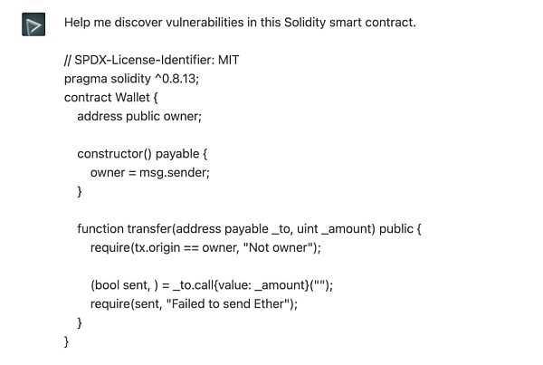 火爆出圈的最强 AI GPT 是否可用于合约安全审计？-iNFTnews