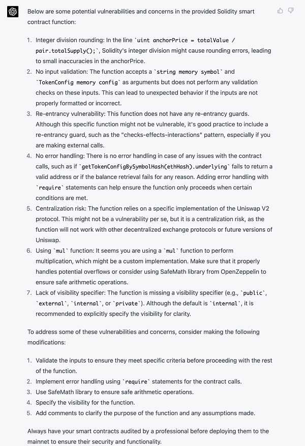 火爆出圈的最强 AI GPT 是否可用于合约安全审计？-iNFTnews