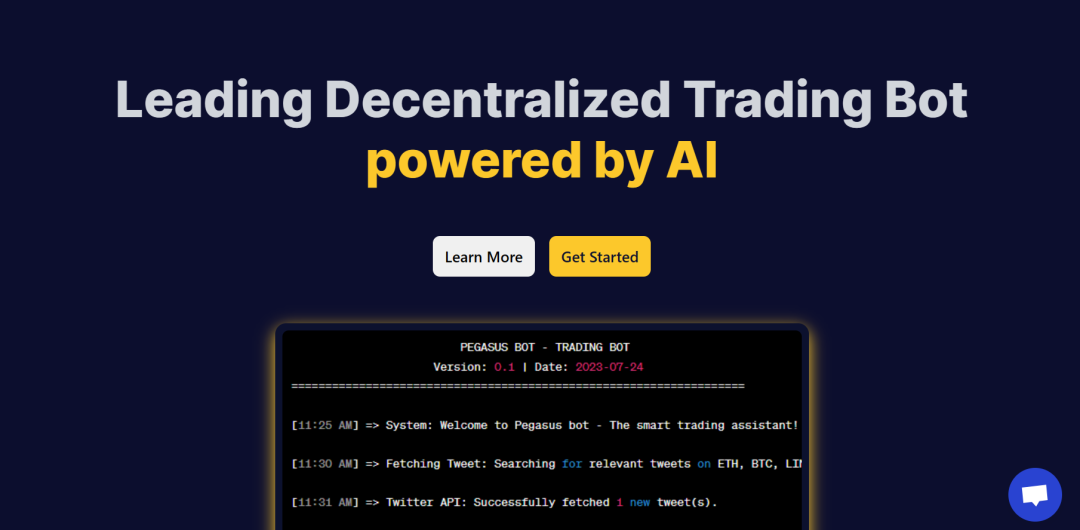 Pegasus Bot：基于Arbitrum，人工智能驱动的Telegram交易机器人