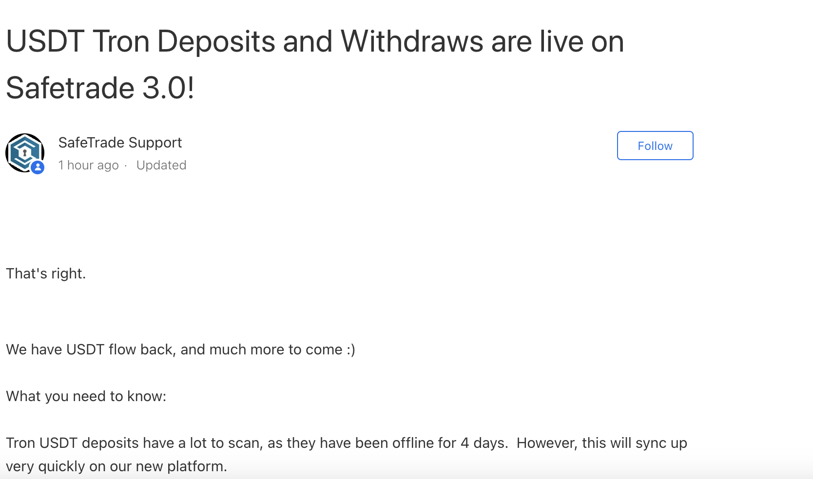 随时关门跑路、市场流动性极差，揭开“矿币神话制造商”SafeTrade背后的潜在风险