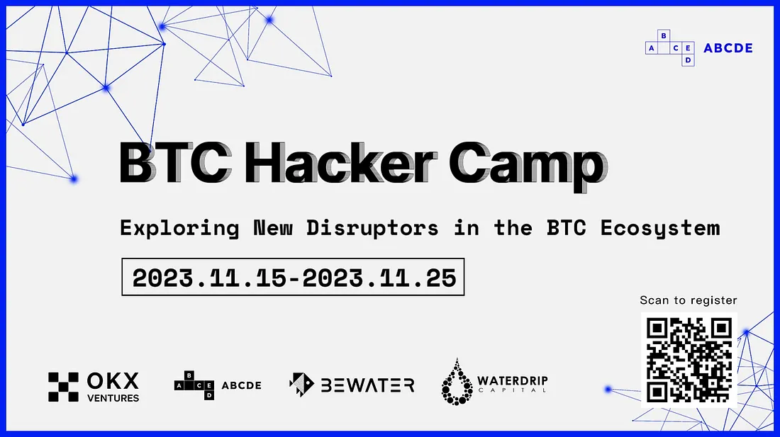 ABCDE BTC 生态项目路演日，51个项目申请，7个项目获得最终投资
