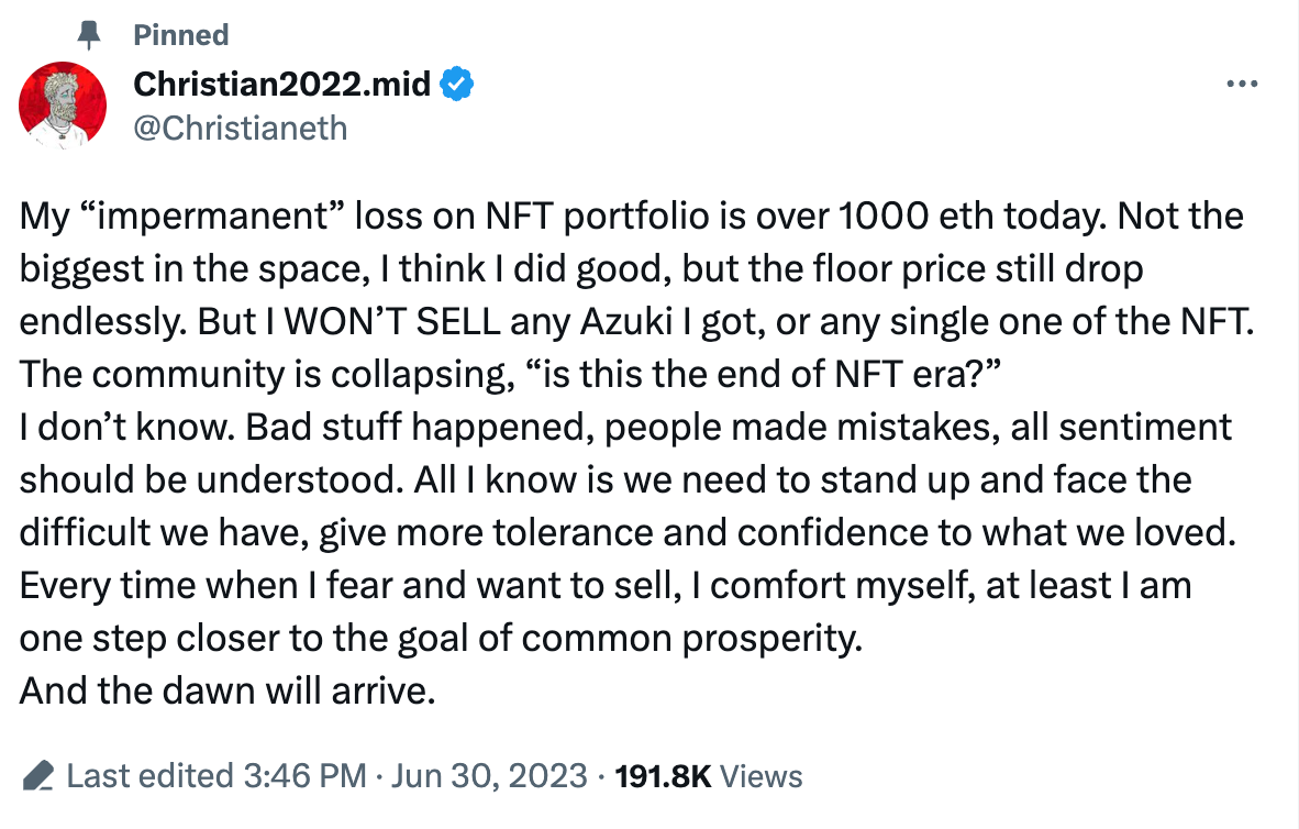 当PFP类NFT被祛魅，叙事被抛弃还是真正的价值浮现？