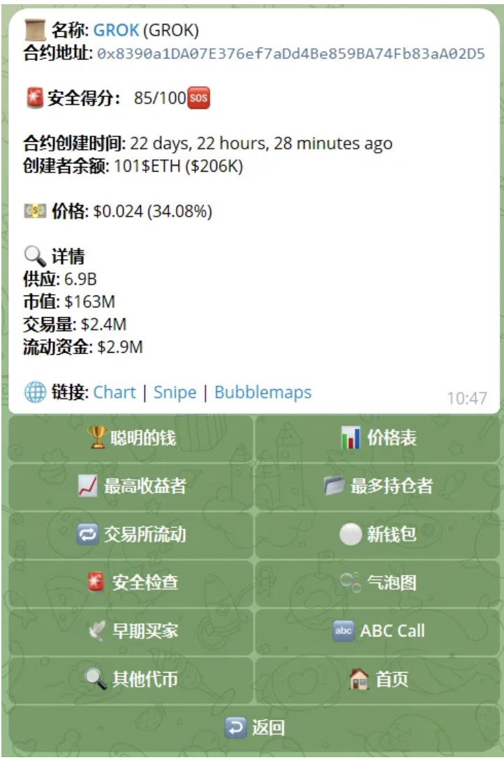 NerdBot研究报告：TG BOT赛道新秀，链上达人的必备工具