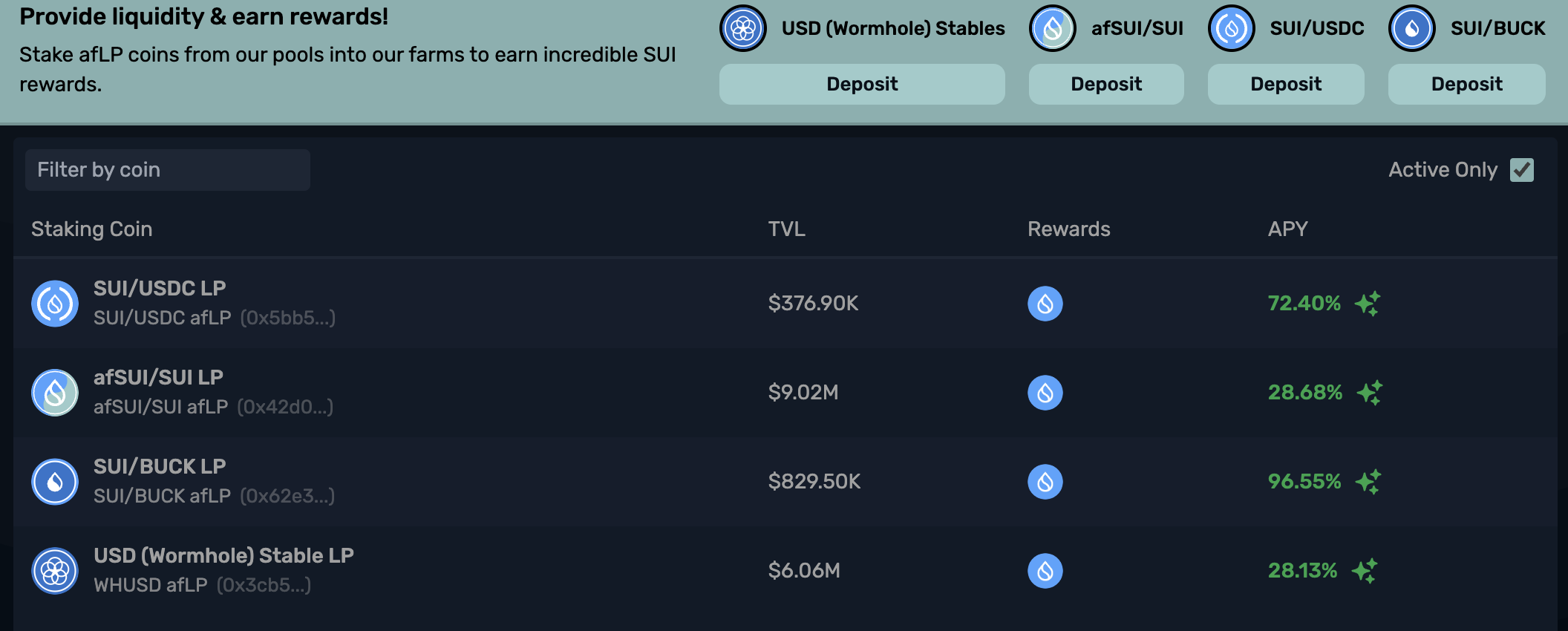 代币激励下的Sui生态繁荣：一窥最新DeFi项目动态