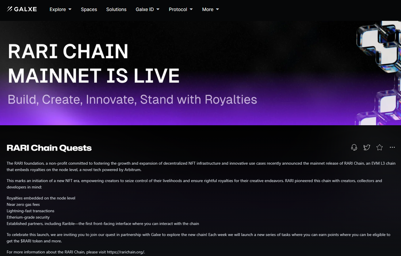 Arbitrum生态又有好项目诞生？Rari Chain宣布上线
