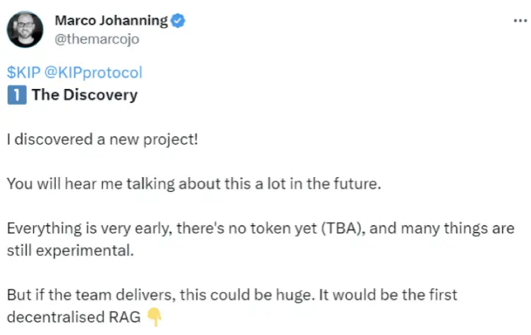 下一匹AI黑马？一文读懂首个专注于AI的去中心化Web3底层协议KIP Protocol