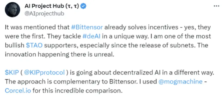 下一匹AI黑马？一文读懂首个专注于AI的去中心化Web3底层协议KIP Protocol