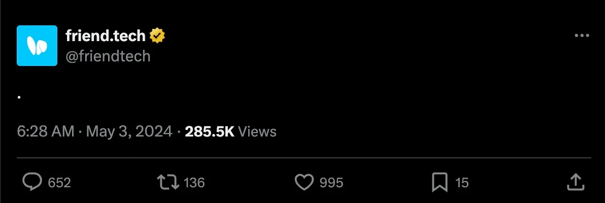 解读发币后的friend.tech V2：新机会还是老把戏？ 