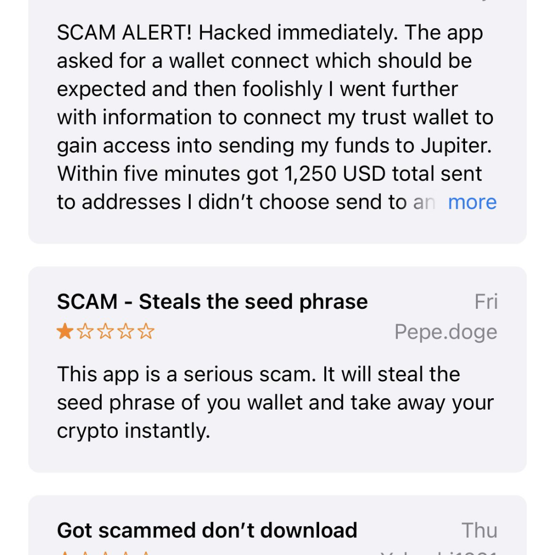 Web3安全警示丨假冒加密货币软件泛滥成灾,揭露App Store的隐秘陷阱