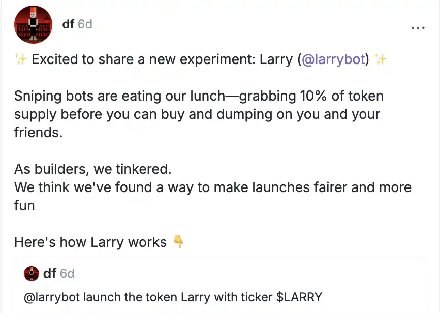 基因不错的Larry，有实力跟Clanker一战吗？