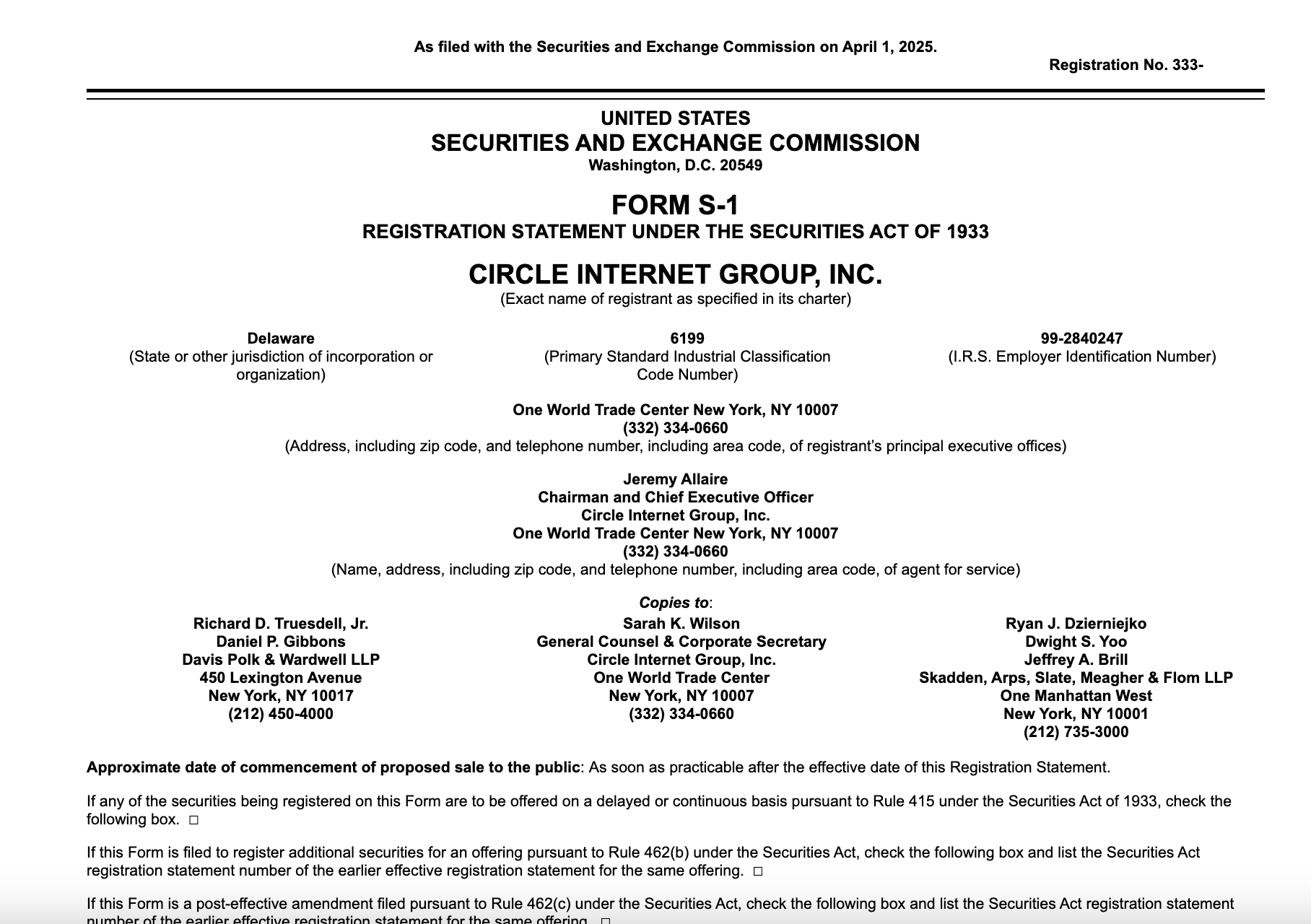 Circle再战IPO却遭质疑:估值几乎腰斩,利润承压下绝望的变现尝试?