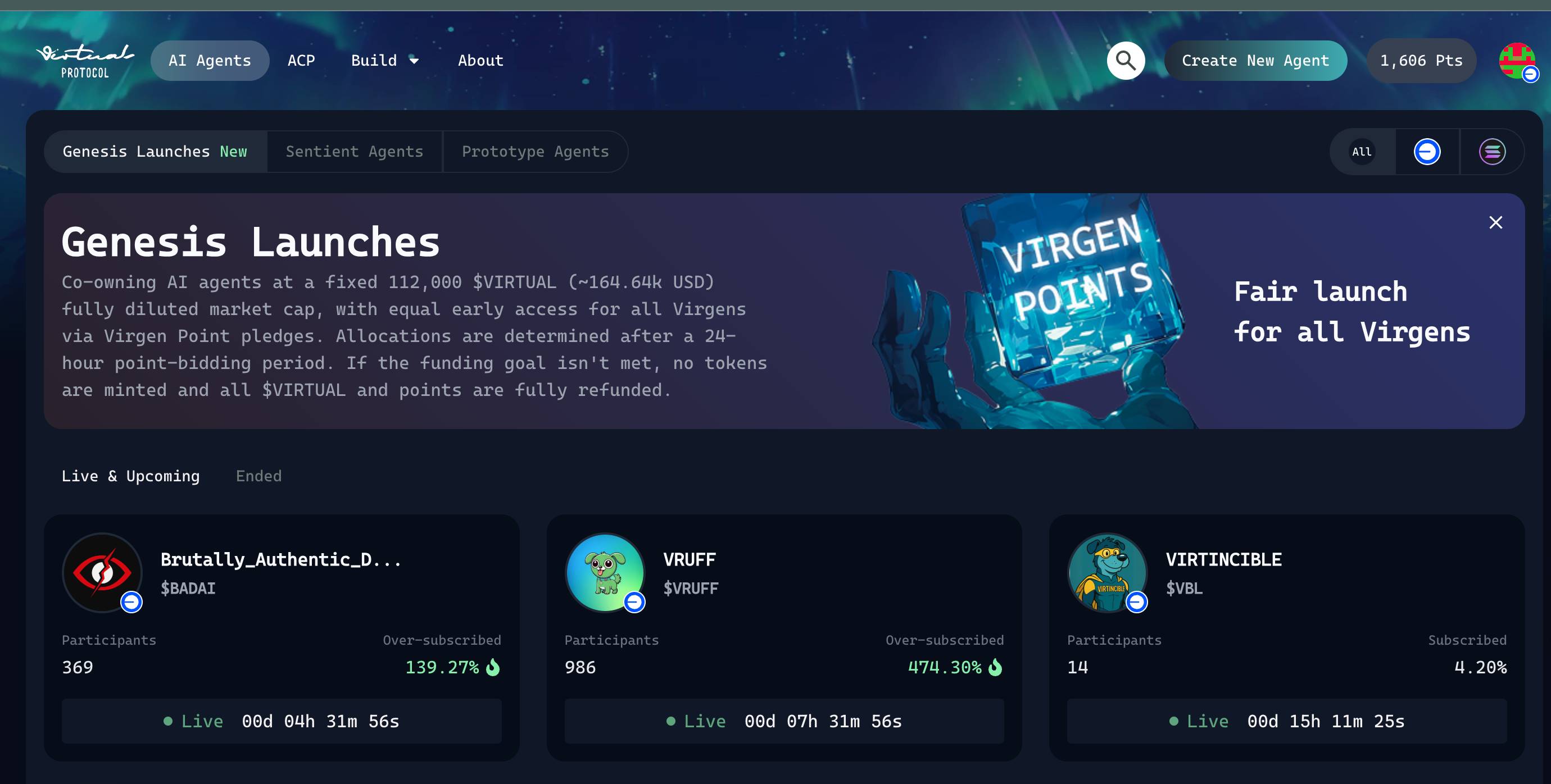 Virtuals重回10亿美元，深入了解Genesis Launch“打新带老”新模式